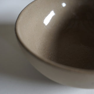 detail of oatmeal stone 7" cereal bowl