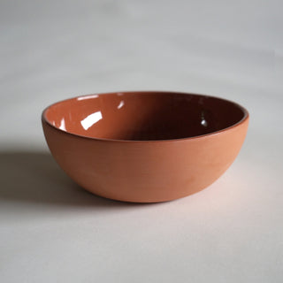 9" terracotta serving bowl